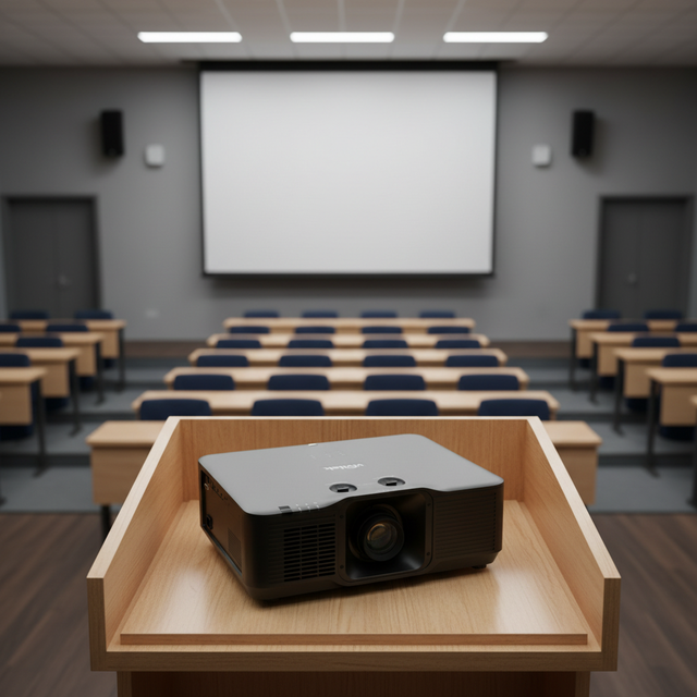 High Quality VIVITEK DU5051Z DLP Laser Projector 7000 Lumens 4K Support Short Throw Design 3D Ready Built-In Speakers Office