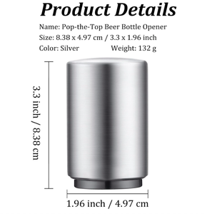 Décapsuleur automatique mural mains libres avec récupérateur <span class=keywords><strong>de</strong></span> capsules en acier inoxydable pour bars et restaurants professionnels rapide - Product Image 3