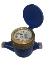 Compteur d'eau à cadran sec en laiton de classe B 1/2''-2'' IP68 OEM, compteurs multi-jets