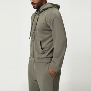 <span class=keywords><strong>Sweat</strong></span>-shirt à capuche zippé de haute qualité pour <span class=keywords><strong>homme</strong></span>, vêtement de sport, idéal pour les loisirs en plein air, la ville, la course à pied, la randonnée, la remise en forme - Product Image 6