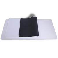Tapis de souris grande taille impression personnalisée 90X40cm Sublimation blanc forme Overwatch tapis de jeu cousu blanc tapis de souris 90x40