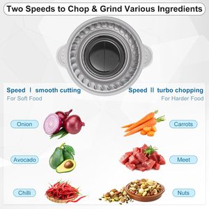 Nuevo diseño 2L 3L 4L 5L picadora de carne pequeña mejor hogar cocina comida barata Acero inoxidable vidrio picadora de carne eléctrica para la venta - Product Image 4