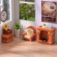 Micro paysage résine maison de poupée meubles ornements de jardin Miniatures chambre maison de poupée accessoires semblant jouer meubles jouet