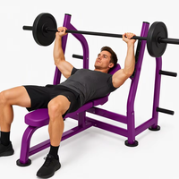 Machine à Squat Professionnelle à Charge de Plaques en Acier pour Entraînement des Cuisses, Équipement de Musculation Commercial pour Salle de Sport, Fourniture Directe d'Usine en Gros