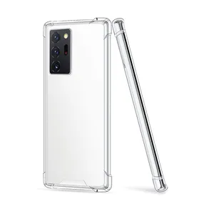 适用于Galaxy Note 20超机箱，防震Tpu Pc晶莹剔透亚克力保险杠外壳盖适用于三星Galaxy Note 20 Ultra