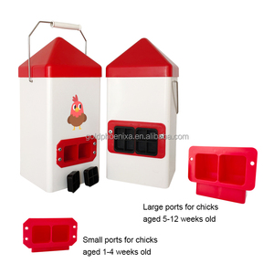 Yyc bricolage mangeoire à poulet seau mangeoire à volaille et abreuvoir pour poulet poussin canard oie caille - Product Image 4