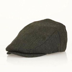 Gorra Gatsby Personalizada para Hombre, Gorras de Lana Tweed Estilo Cabbie Ivy, Gorra Peaky Blinder al por Mayor, Gorra Baker Boy de 8 Paneles, Gorras Newsboy de Espiga para Hombre - Product Image 6