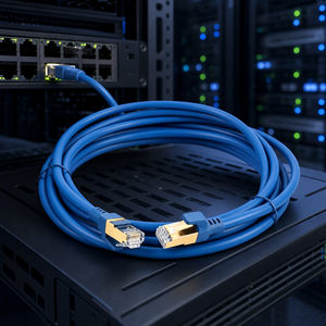 <span class=keywords><strong>สาย</strong></span>แพทช์ Cat7 SFTP 600MHz RJ45 CCA ป้องกันสัญญาณรบกวน สำหรับเซิร์ฟเวอร์แร็ค รองรับการสตรีม 8K จากโรงงานผู้ผลิตโดยตรง - Product Image 6