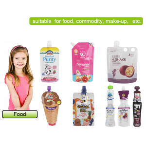 Tùy Chỉnh In Foil Cấp Thực Phẩm Nhôm Foil Nhựa Lỏng Đứng Lên <span class=keywords><strong>Pouch</strong></span> Với <span class=keywords><strong>Cap</strong></span> Ziplock Rõ Ràng Uống Tái Sử Dụng Thực Phẩm <span class=keywords><strong>Spout</strong></span> <span class=keywords><strong>Pouch</strong></span> - Product Image 2