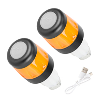 2 clignotants latéraux à poignée, feux d'avertissement de sécurité, 3 modes d'éclairage, rechargeables, pour guidon de trottinette électrique