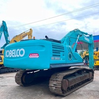 Excavatrice sur chenilles hydraulique de grande taille Kobelco SK350-8 de 35 tonnes, d'occasion, bien entretenue, prix avantageux à vendre