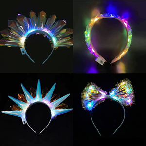 Diademas Brillantes de Colores YAHE para Halloween, Diademas con Lazo Navideño, Juguetes Promocionales para Fiestas - Product Image 2