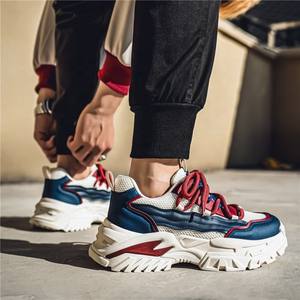 Dropshipping Custom Logo 2025 Fashion <b>Shoes</b> <b>Men</b> New Styles Chunky <b>Platform</b> Sneakers - Product Image 3