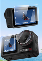 LKTOP pour Osmo Action 6 – Kit de films plastiques 6 lentilles, dureté 9H, anti-rayures, bords incurvés 2.5D, anti-traces de doigts, sans bulles, anti-poussière