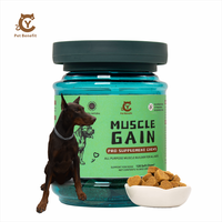 Soutien Musculaire pour Animaux de Compagnie : Friandises à Croquer Riches en Protéines pour la Prise de Masse Musculaire, BCAA, Arginine, Glutamine – Personnalisation OEM/ODM, Marque Privée