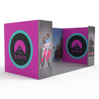 Solution d'exposition hybride TIANYU pour salons professionnels, avec technologie de montage rapide sans outils