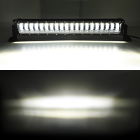 Lumière de voiture universelle Led camion tout-terrain à une rangée accessoires de voiture barre lumineuse 4x4 Led barre lumineuse 400W spot inondant faisceau combiné pour jeep