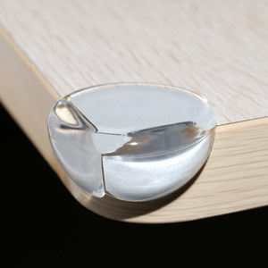 Silicone Corner <b>Protector</b> 42mm Diameter 17mm Height <b>Table</b> Edge Guard For Furniture Safety - Product Image 2