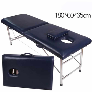 <span class=keywords><strong>Lit</strong></span> <span class=keywords><strong>de</strong></span> massage pliable portable moderne, original, en métal et cuir synthétique, avec barres parallèles, pour salon, chambre ou hôtel - Product Image 2