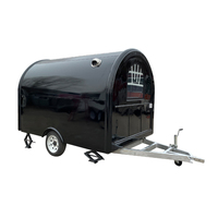 280cm Length Electric Rickshaw Food Truck Street Fast Food Van Kiosk for Sale