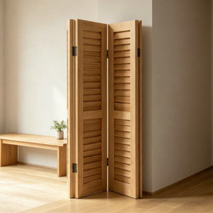 Paravent pliable en bois, écran de séparation pour salon, chambre, hôtel - Product Image 1