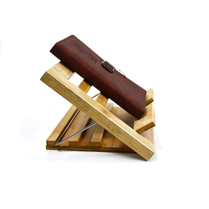 Portable Foldable Bamboo Cookbook Holder with Sturdy Metal Reading Stand Home Office <strong>Bookend</strong> for Desktop &amp; Drawer Organization - Product Image 5
