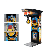 Máquina de Boxeo Comercial Iron Dragon Punching Game - Juego de Arcade de Fuerza Industrial para Centros Comerciales y Parques de Atracciones