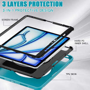 Precios <span class=keywords><strong>de</strong></span> Fábrica al por Mayor, Funda Protectora Resistente <span class=keywords><strong>de</strong></span> TPU para Tablet, Personalizada para <span class=keywords><strong>Apple</strong></span> <span class=keywords><strong>iPad</strong></span> Air 13 2024 - Product Image 4