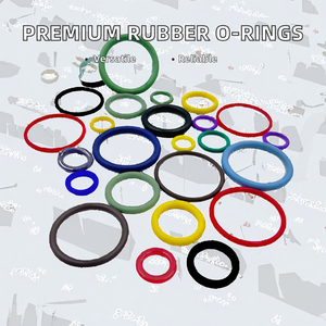 XHW Joints toriques en caoutchouc silicone de haute qualité 125MM pour l'étanchéité des conduites Température -20-100°C Fabriqué en Inde - Product Image 2