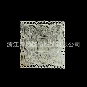 Nordic Style Lace Table Mat <b>Square</b> Polyester Washable Home Decorative Use - Product Image 3