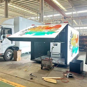 Mobile LED Screen Truck 3 Sides P4 Digital LED Display Box 16ft 18ft LED Advertising Box Body for Sale - Product Image 3