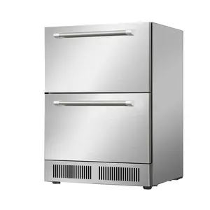 공기 정화 시스템 220v 미니 냉장고 냉동고 냉장고 크리퍼 145L 서랍 DC 팬 모터 냉장고