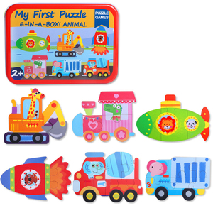 Puzzle in Legno Liuhe One con Animali e Traffico Stradale, Giocattoli Educativi per Bambini, Regali, Vendita all'Ingrosso dalla Fabbrica - Product Image 6