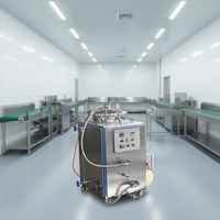 Autoclave de pasteurisation électrique vertical de laboratoire pour aliments, 75L, 100L, 150L