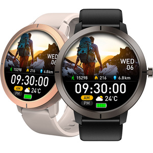 Nouvelle montre connectée GPS DM76 pour femmes, écran AMOLED 1,32 pouces, étanche 5ATM, GPS, entraînement, altimètre, boussole, appels téléphoniques - Product Image 1