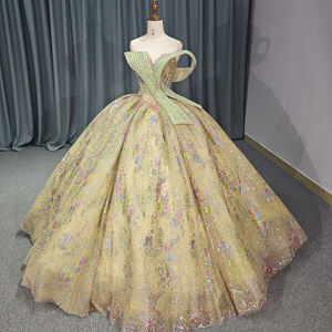 Jancember 6803 Chic Pearls Colorful Empire Quinceanera Vestidos para fiesta - Product Image 1