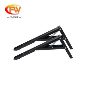 Kệ Trang Trí Gắn Tường Tam Giác Có Thể Gập Lại Bằng Kim Loại Gang Trắng Hỗ Trợ Mang Tường - Product Image 2