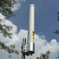 Antena de Estación Base de Doble Polaridad de Largo Alcance de 12dBi, Internet Inalámbrico 2.4/5G, Comunicación WLAN de Fibra de Vidrio, Omnidireccional