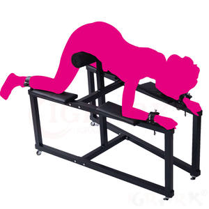 Caja personalizada gratis-Silla <span class=keywords><strong>de</strong></span> amor arrodillada Sm Muebles sexuales Bdsm Kit Bondage Gear Sexules Posición Dos juegos para adultos Productos eróticos - Product Image 4