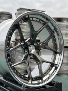 GVICHN roues de voiture de tourisme forgées 19 20 21 22 24 pouces 6061-T6 alliage roue de voiture de course personnalisé poli lèvre 2 pièces jantes - Product Image 5