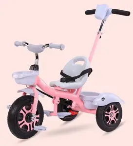 Custom LOGO New Style Fashion Baby Tricycle Simple Style Baby Stroller Tricycle Children's Tricycle