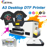 Jetpal A3 Imprimante d'étiquettes à jet d'encre flexible de 30cm XP600 Pigment de transfert de chaleur à film direct de nouvelle condition DTF Dtf Drucker A3