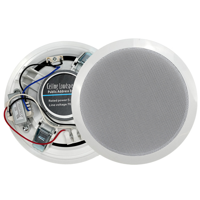 Best Professional 6-inch In-Wall Full Range Ceiling Speaker New Fashion Paper Cone Design for Home Audio Player Party Speaker