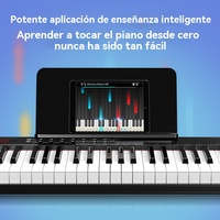 TERENCE TS-02 Clavier numérique portable Piano Orgue électrique Haut-parleur intégré Instrument de musique électronique pour la pratique à domicile