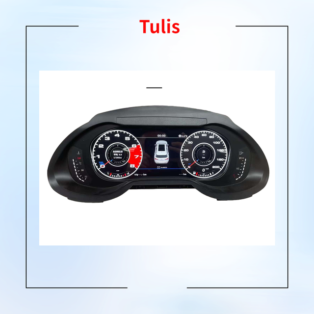 12.3" 1920*720 Linux System Dashboard Panel Virtual Instrument Cluster LCD for Audi Instrument Cluster Digital Dashboard
