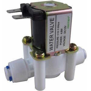 Vanne à eau Digiten 12V DC, entrée 1/4, électrovanne normalement fermée pour systèmes de plomberie - Product Image 1