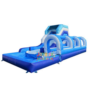 Màu Xanh Thương Mại Vinyl/PVC Inflatable Trượt Nước Cho Trẻ Em Trong Nhà/Ngoài Trời Khu Dân Cư Sử Dụng Với Slide Cho Nhà Hồ Bơi - Product Image 1