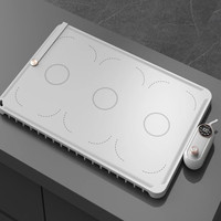 Einstellbare Temperatur regelung Silikon Elektrische Wärme schale Gummi heizplatte Matte für Tisch zur Aufbewahrung und Wärme von Lebensmitteln