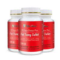 Comprimés Détox Ventre Plat JH Factory OEM, Pilules Minceur Rapide, Capsules Garcinia Cambogia, Compléments Alimentaires pour un Ventre Plat