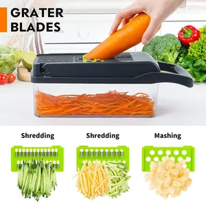 16 in 1 Multifunctional Vegetable Handle Food Grate Food Vegetable Slicer Dicer Cut Kitchen Items Cocina - Product Image 3